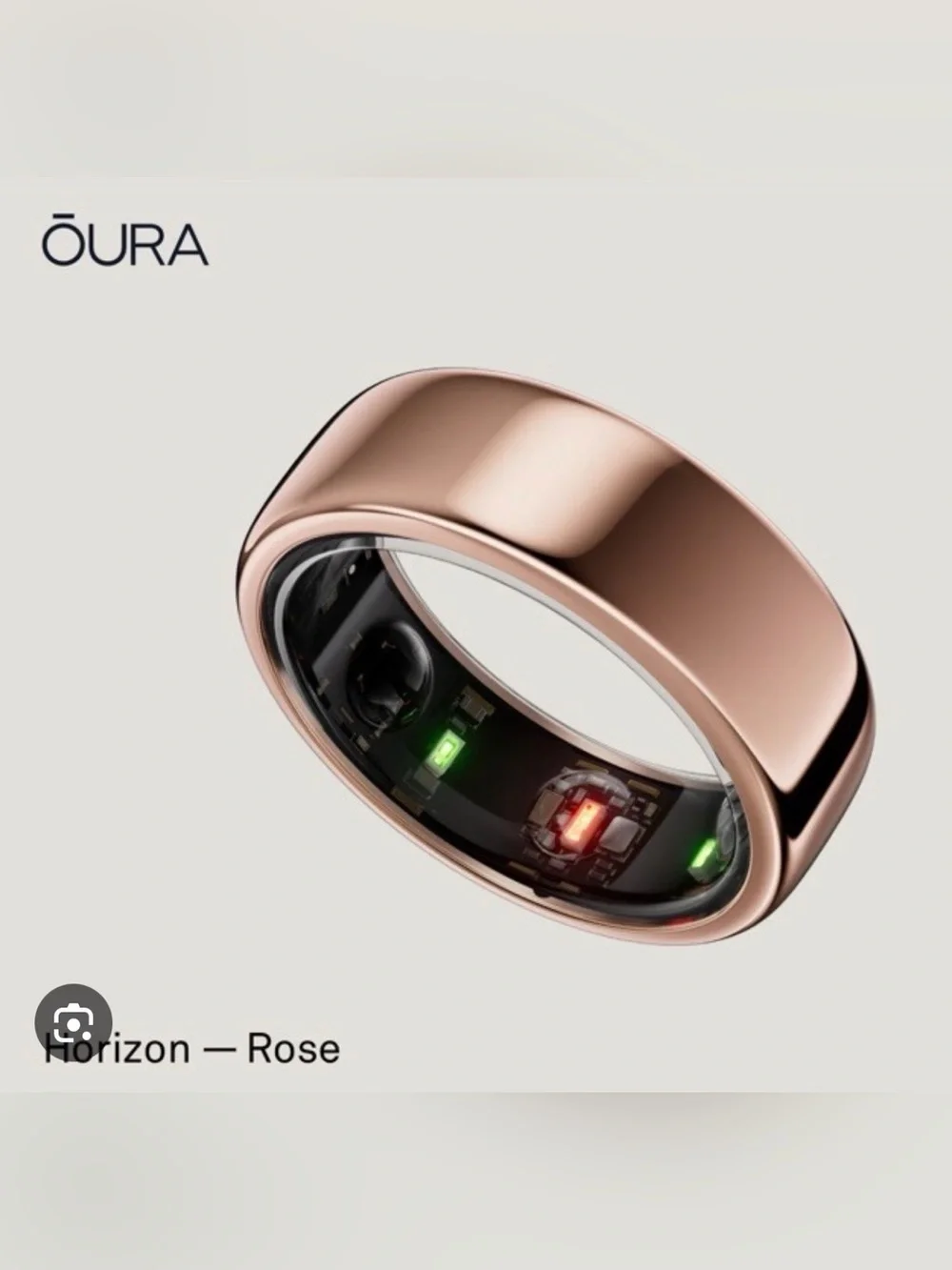 Oura Ring — Rose Gold Smart Health Ring
